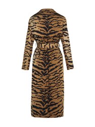 Tiger Print Trench