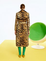 Tiger Print Trench