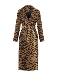 Tiger Print Trench