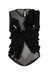 Tulle Body With Ruffle Detail Dress - Ecru - Black