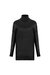 Turtleneck Knit Sweater - Beige - Black
