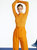 Turtleneck Knit Sweater - Orange - Orange