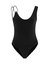 V-Neck Bodysuit - Black