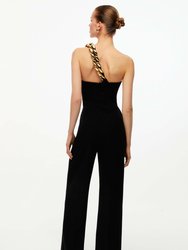 Wide-Leg Chained Jumpsuit