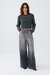 Wide Leg Jean Trousers - Charcoal Anthracite - Charcoal Anthracite