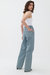 Wide Leg Jean Trousers - İndigo