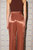 Wide Leg Pants - Copper