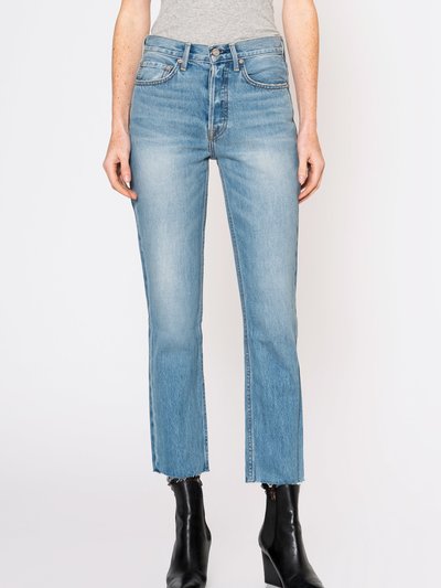 NOEND Denim Astoria High Rise Straight Crop in Baby Blues product