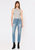 Astoria Mid Rise Crop Straight Jeans - Baby Blue