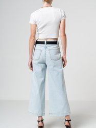 Avery Cropped Wide Trouser