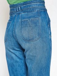 Bella Seamed Pocket Flare Jean