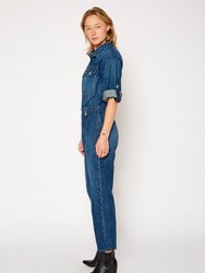 Britt Elastic Waist Jumpsuit in Attleboro