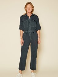 Britt Elastic Waist Jumpsuit In Gaffney