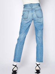 Claude High Rise Crop Straight Jean In Georgia