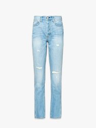 Claude High Rise Crop Straight Jean In Georgia