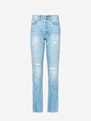 Claude High Rise Straight Crop Jeans in Georgia