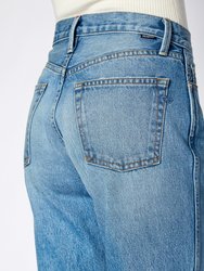 Claude High Rise Straight Crop Jeans in Georgia