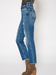 Claude High Rise Straight Jeans