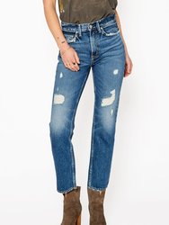 Claude High Rise Straight Jeans - Santa Cruz