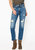 Claude High Rise Straight Jeans - Santa Cruz