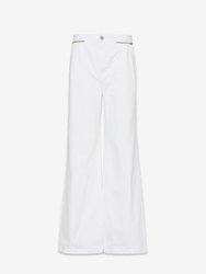 Colette Zip Wide Leg Jeans