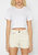 Cropped Loose Tee - Vintage White