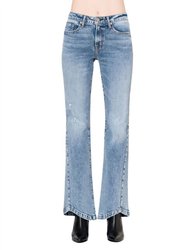 Donna 90'S High Rise Flare Jeans - In Everwood