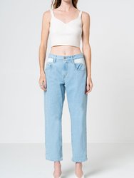 Elena Relaxed Tapered Jeans