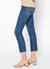 Eve High Rise Crop Slim Straight Jean - Hudson