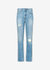 Eve High Rise Crop Slim Straight Jeans