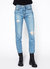 Eve High Rise Crop Slim Straight Jeans