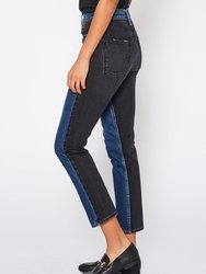 Eve Slim Straight Jeans In Fusion