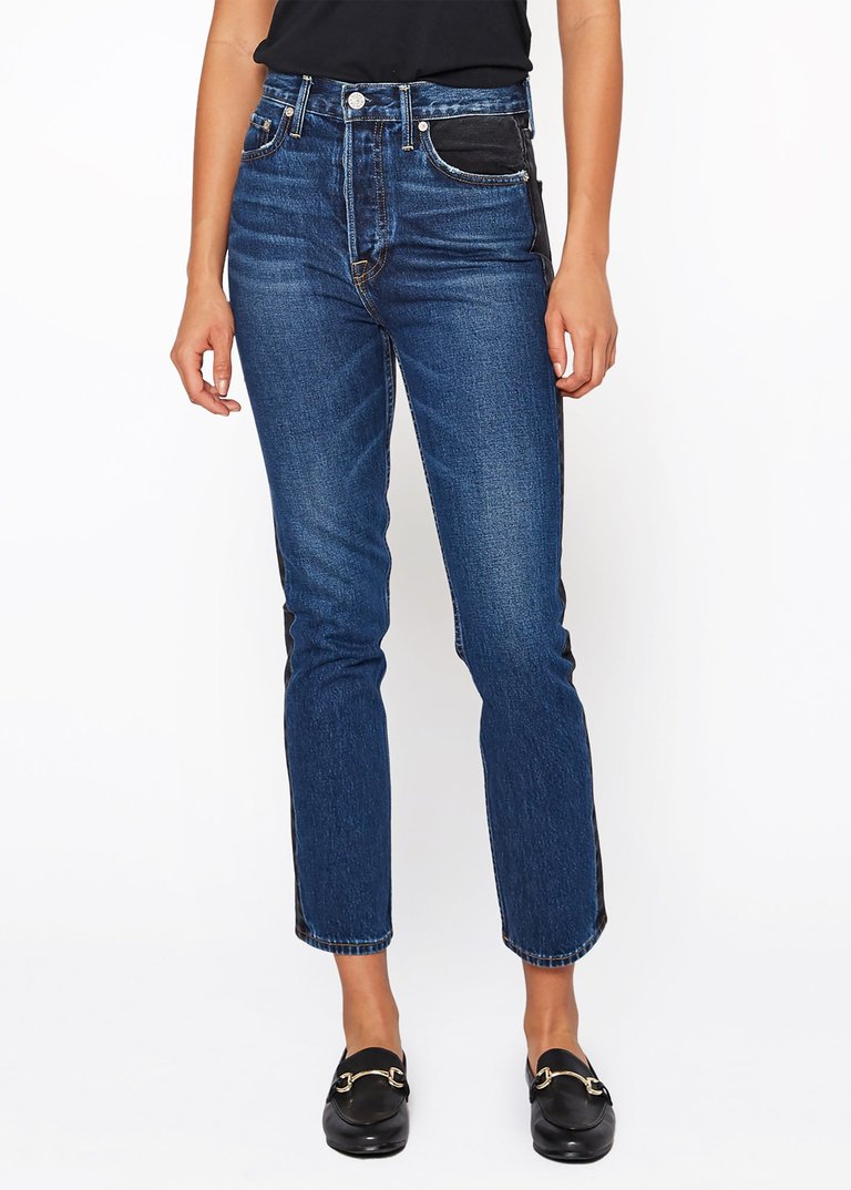 Eve Slim Straight Jeans In Fusion - Fusion