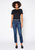 Eve Slim Straight Jeans In Fusion