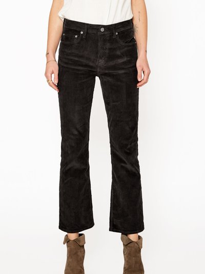NOEND Denim Farrah Corduroy Kick Flare Jeans In Black product