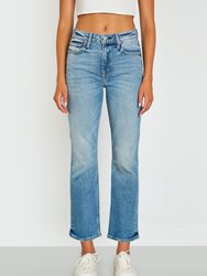 Farrah High Rise Kick Flare Denim In Skokie - Skokie