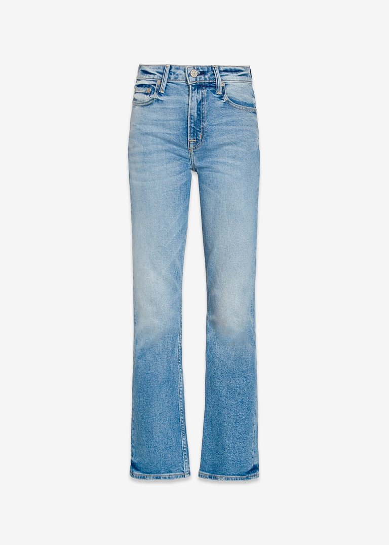 Farrah High Rise Kick Flare Denim In Skokie