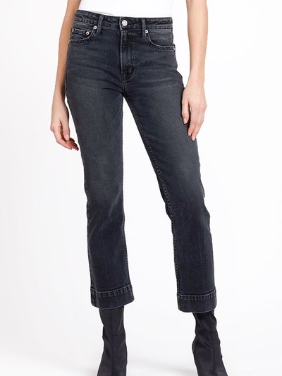 NOEND Denim Farrah Kick Flare in Washed Black product