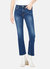 Farrah Mid Rise Kick Flare Jean - Bedford