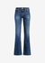 Farrah Mid Rise Kick Flare Jean - Bedford