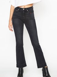 Farrah Utility Pocket Kick Flare Jeans In Dusky - Dusky