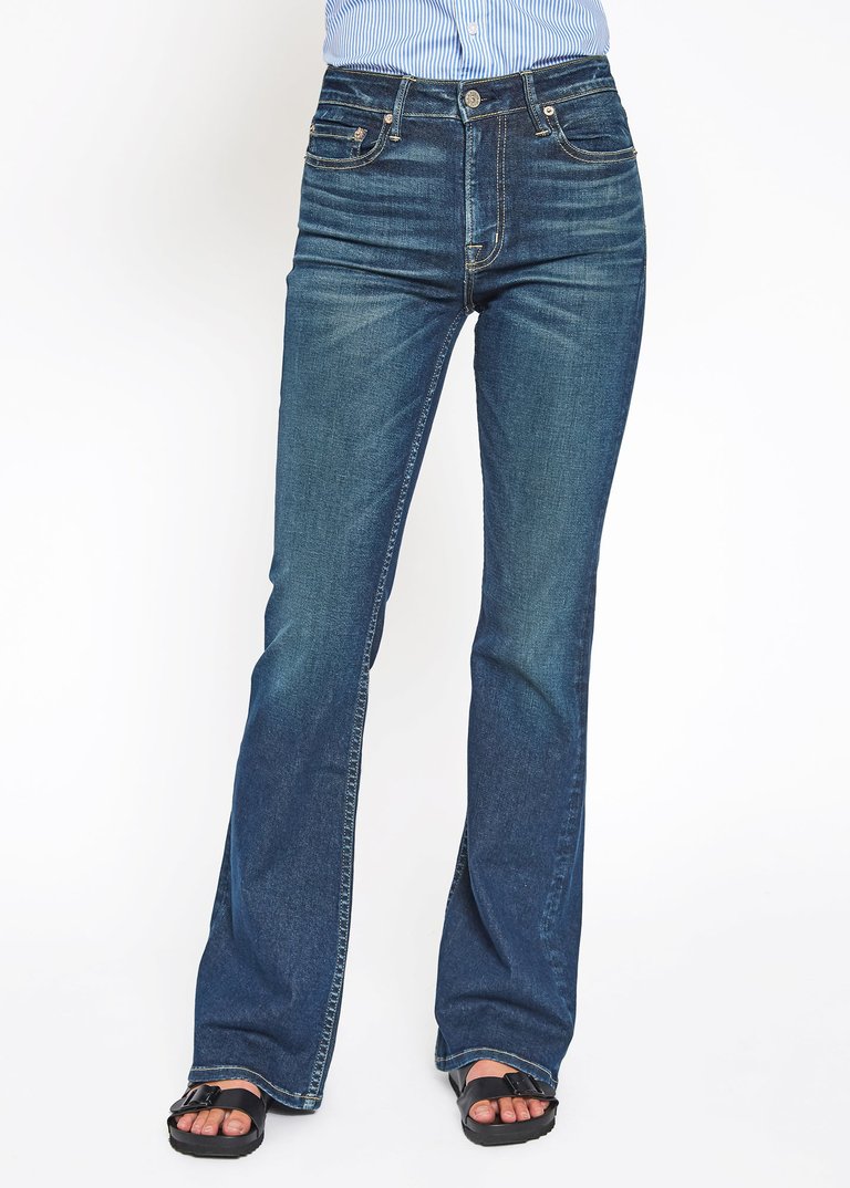 Grace Flare Jeans in Greenwich - Greenwich