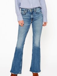 Grace Mid Rise Flare Jeans In Kodiak - Kodiak