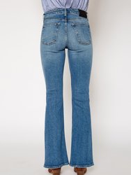 Grace Mid Rise Flare Jeans In Kodiak