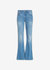 Grace Mid Rise Flare Jeans - Brook Pond