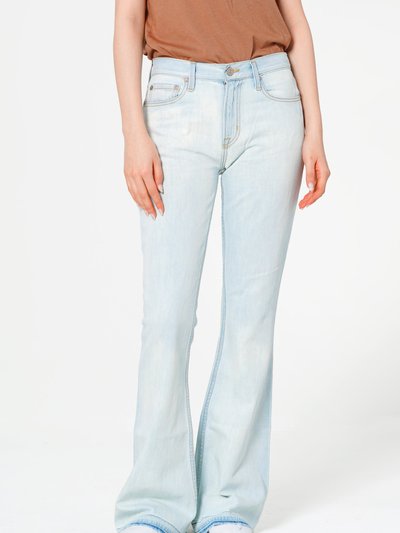 NOEND Denim Grace Mid Rise Unhemmed Flare Jeans product