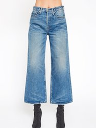 Hailey Wide Culotte Jeans - Nashville