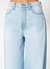 Heather Mid Rise Wide Baggy Jeans