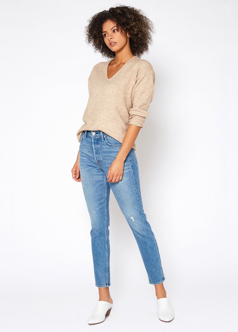 Ida High Rise Slim Jeans - Barb