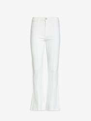 Lily Skinny Trumpet Flare Jean - Snow White